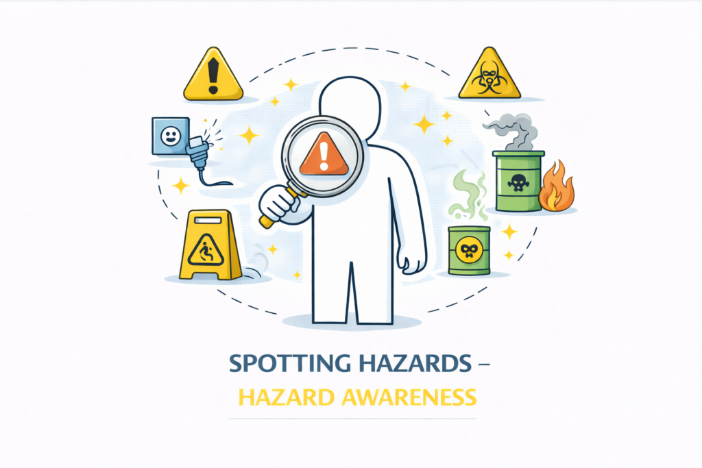 SPOTTING HAZARDS – HAZARD AWARENESS